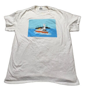 2019 Bad Bunny X100PRE Concert Tour T-Shirt White Double Sided Medium